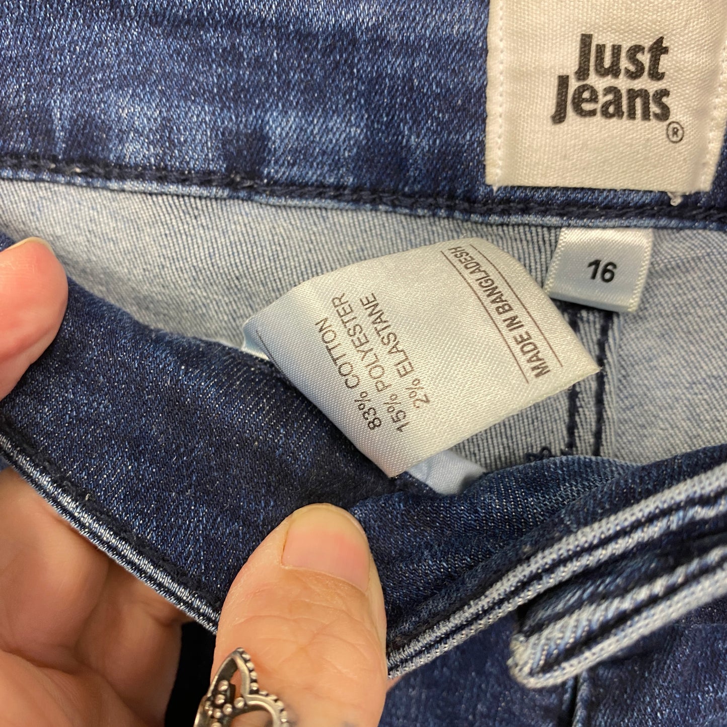 Just Jeans Jeans Size 16 Denim Pockets