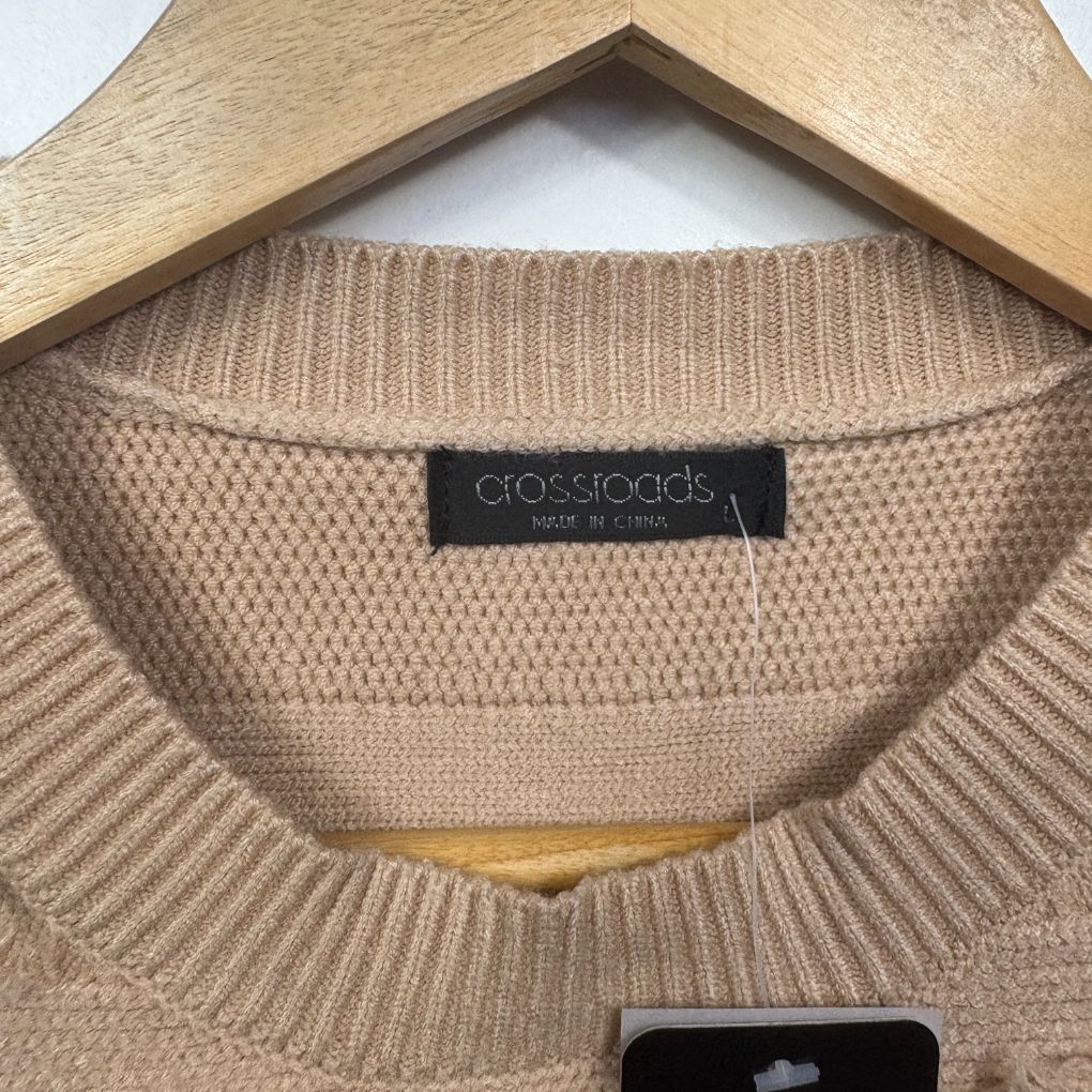Crossroads Peach Jumper - Size L