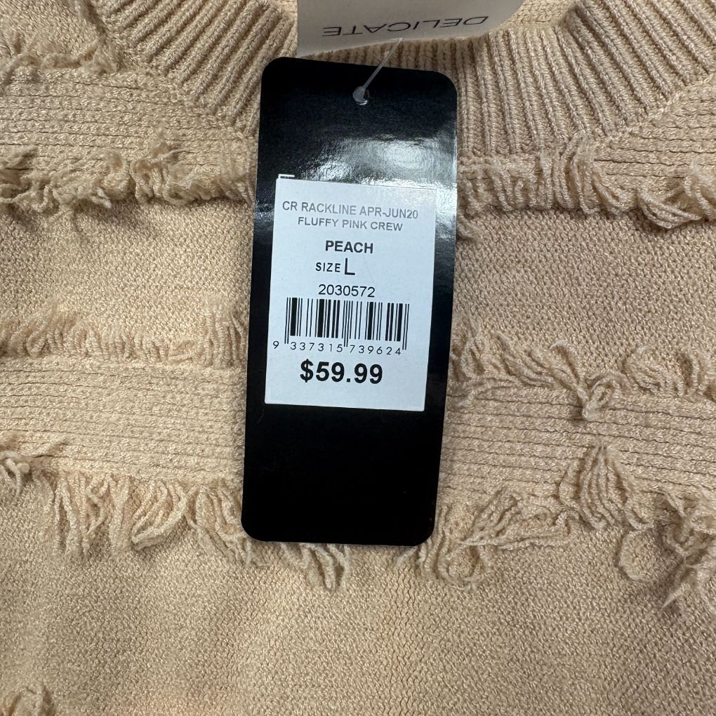 Crossroads Peach Jumper - Size L