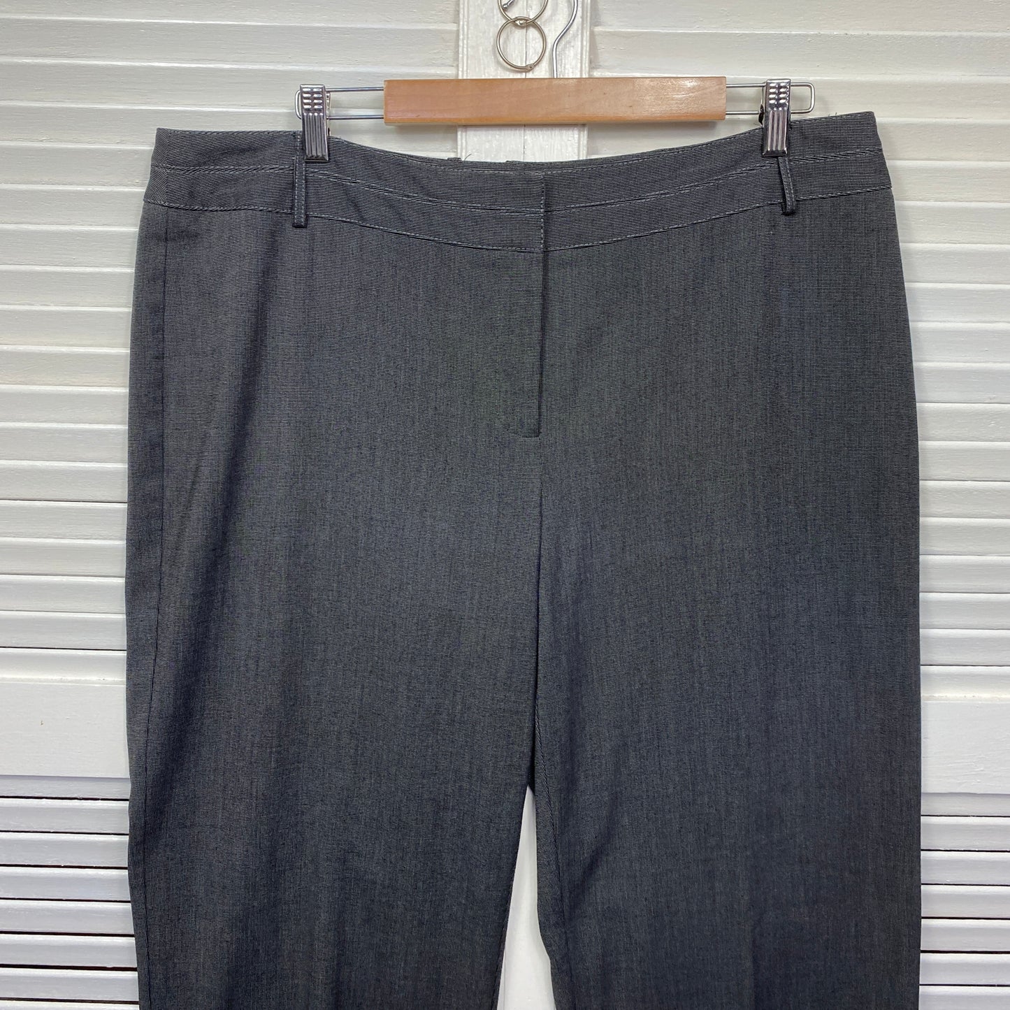 Liz Jordan Pants Size 18 Grey Zip Fly