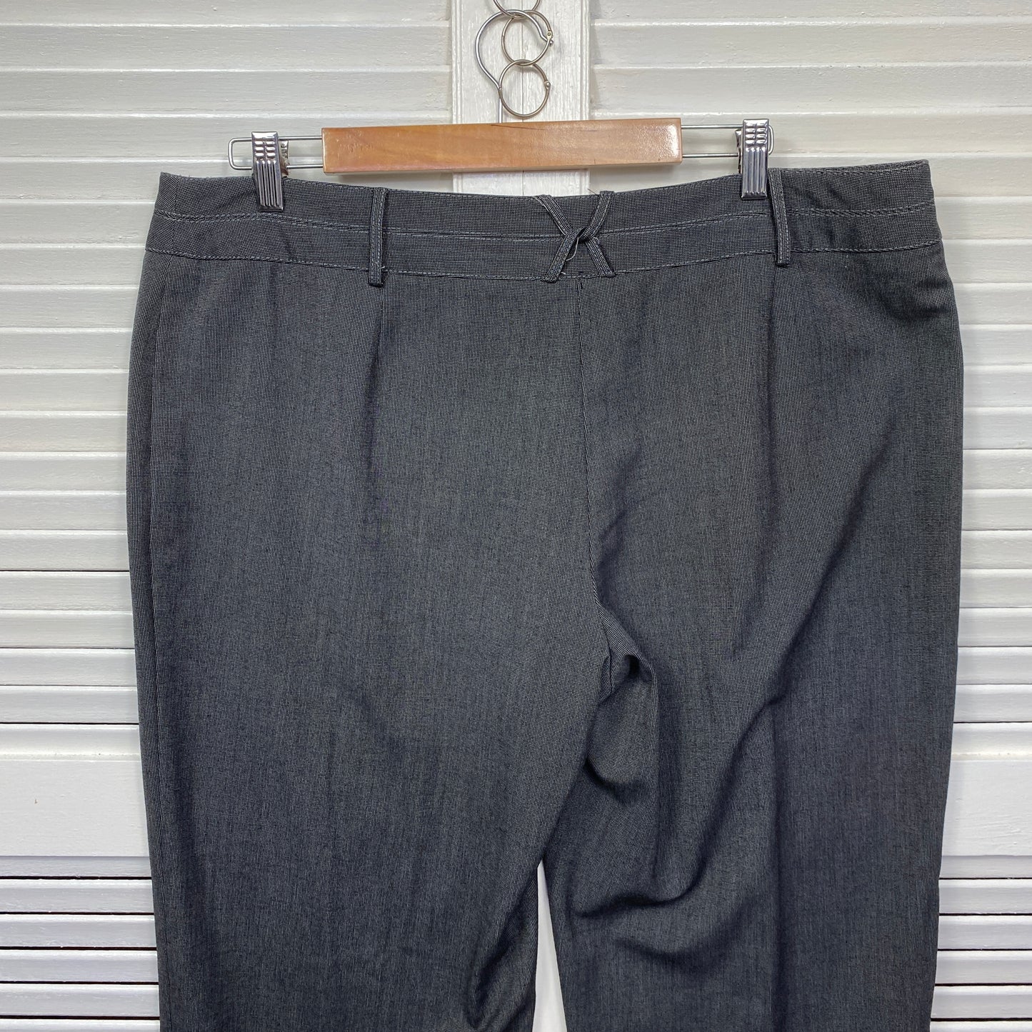 Liz Jordan Pants Size 18 Grey Zip Fly