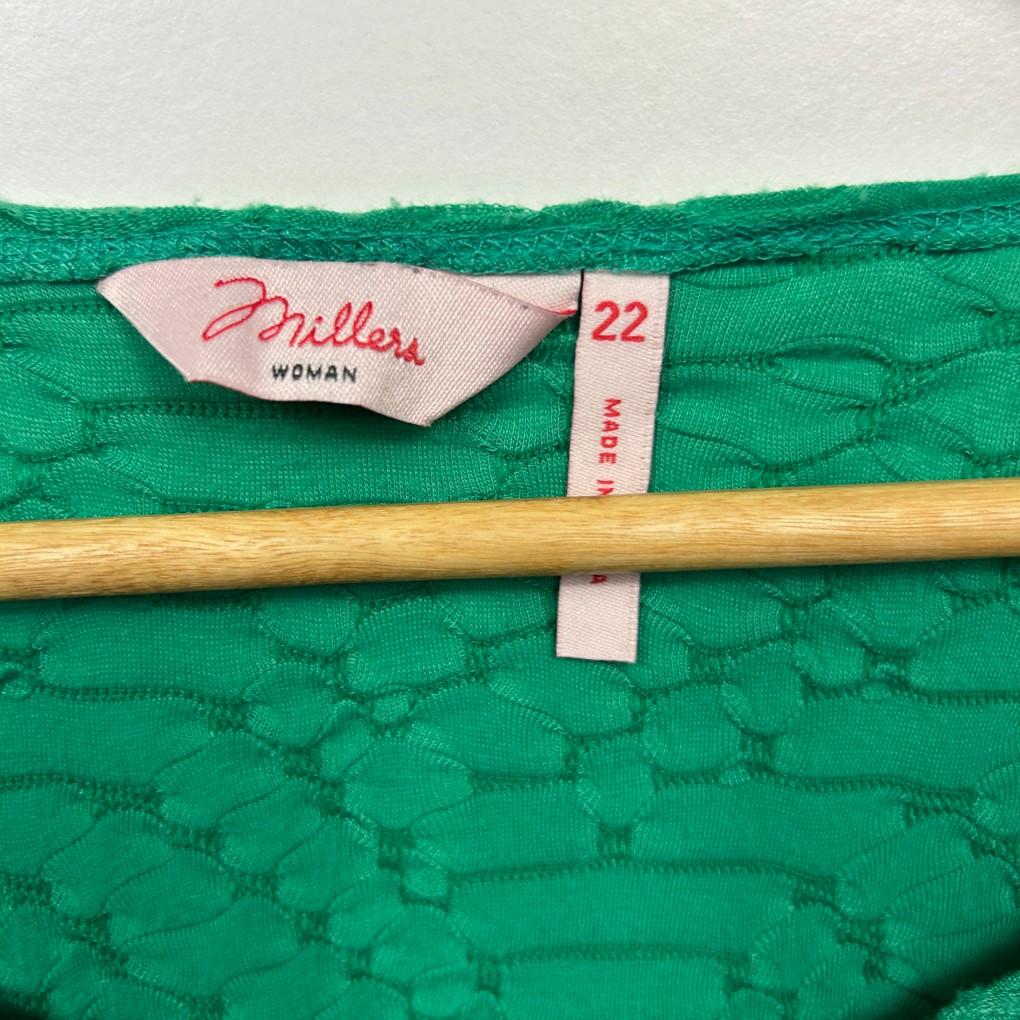 Millers Green Top - Size 22