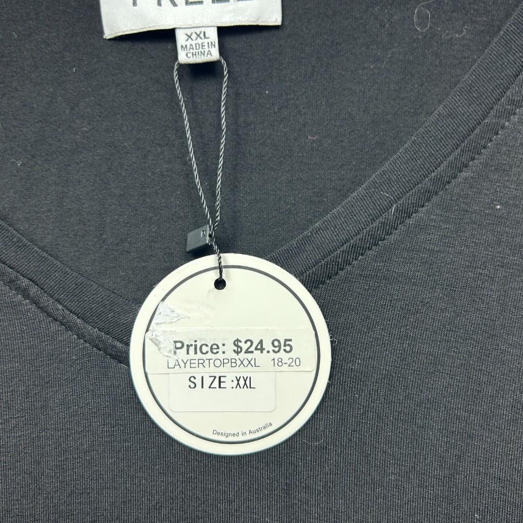 Freez Black Top - Size XXL