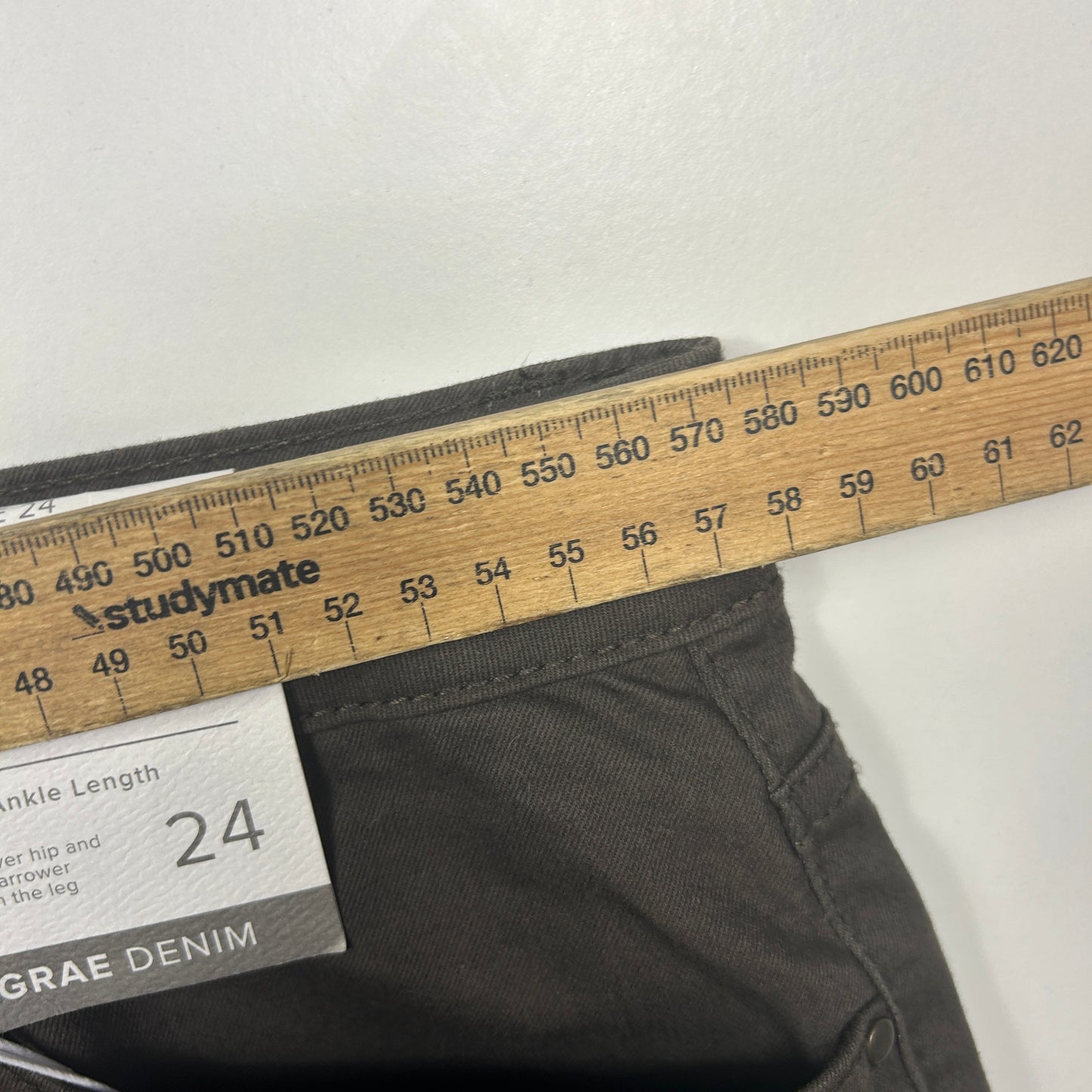 Suzanne Grae Denim Stretch Slim Ankle Length Jeans Pants - Size 24