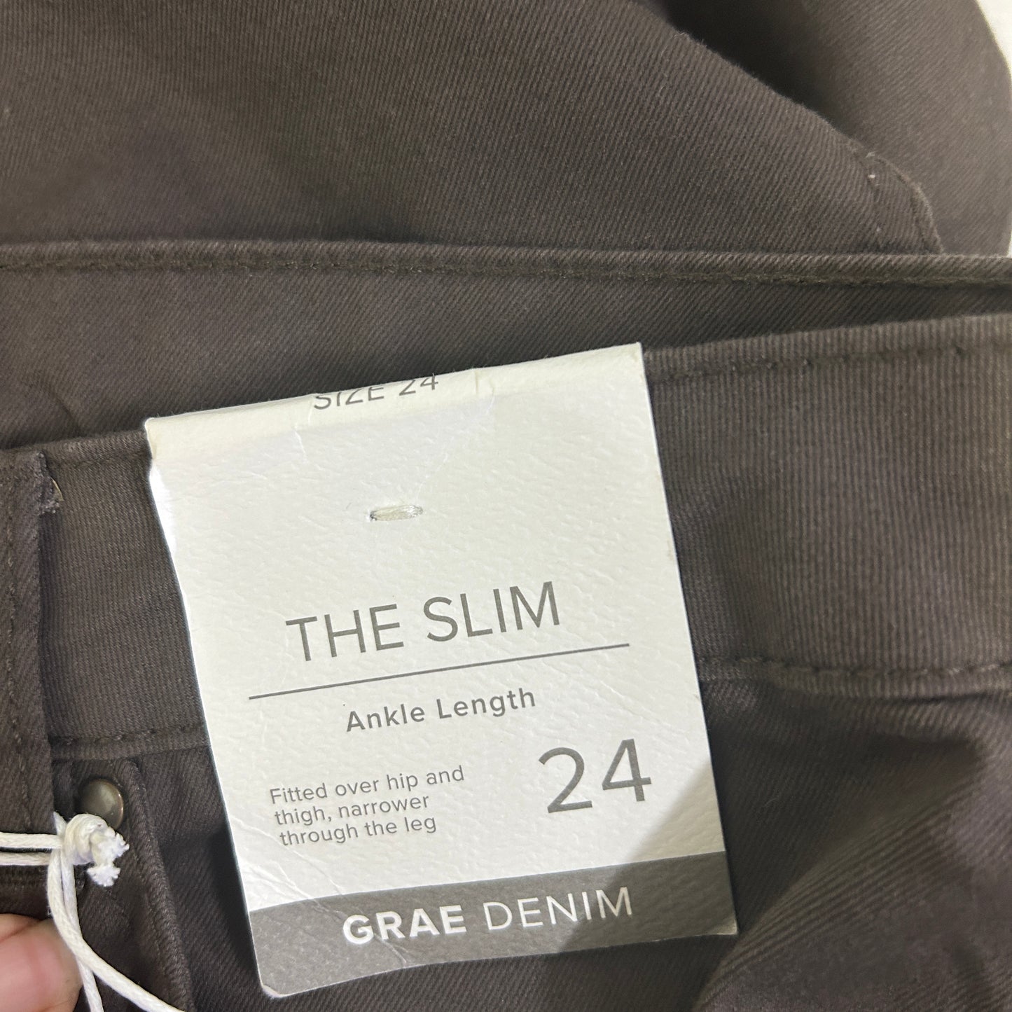 Suzanne Grae Denim Stretch Slim Ankle Length Jeans Pants - Size 24