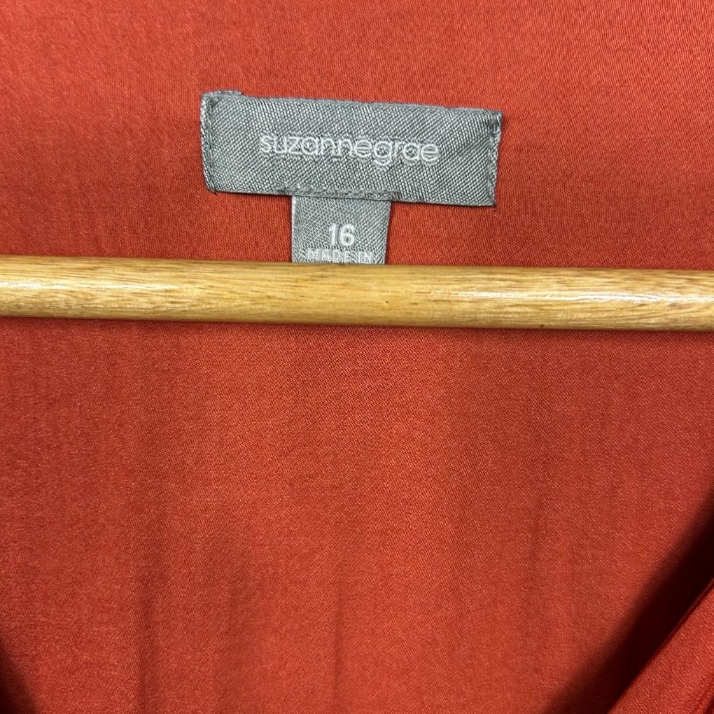 Suzanne Grae Rust Dress - Size 16