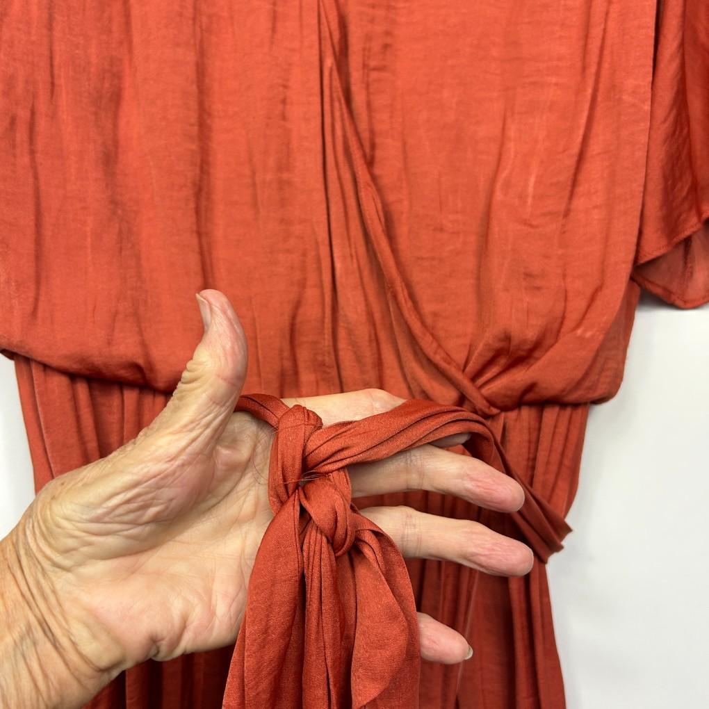 Suzanne Grae Rust Dress - Size 16