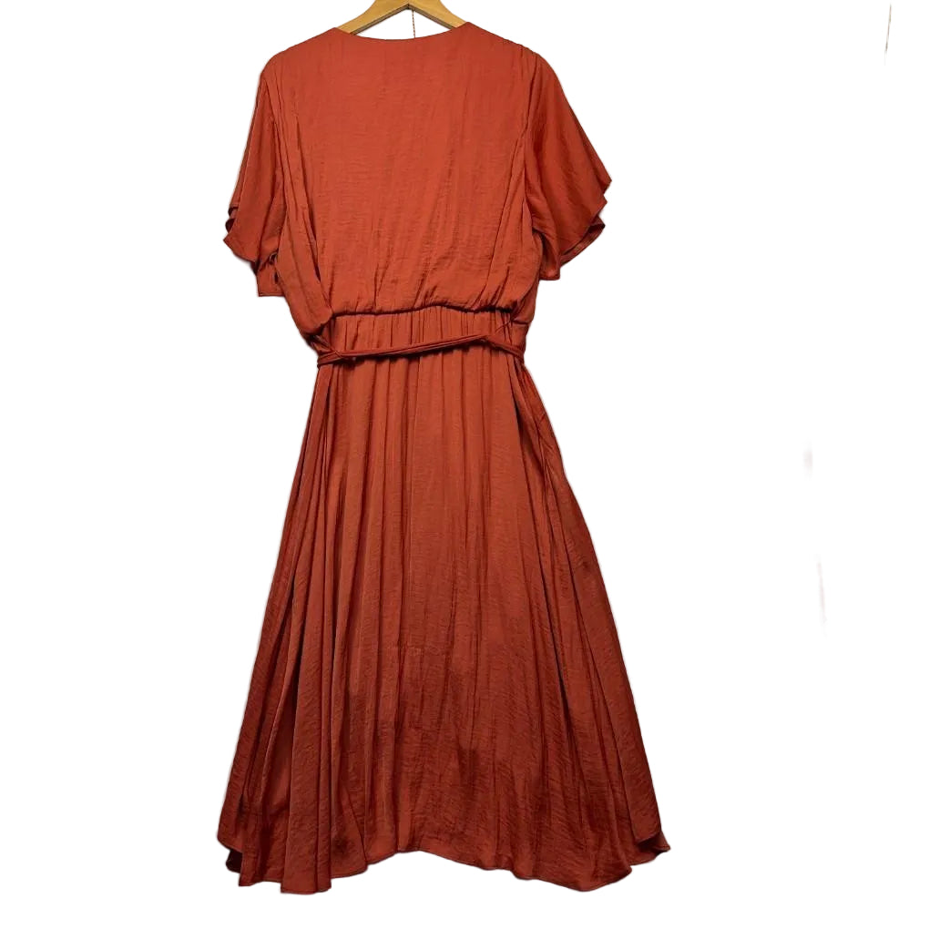 Suzanne Grae Rust Dress - Size 16
