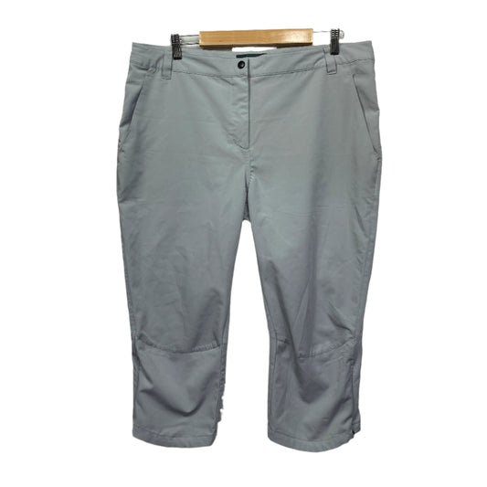 Cederberg Cropped Pants Size 18 Grey Pockets Hiking Outdoor Travel