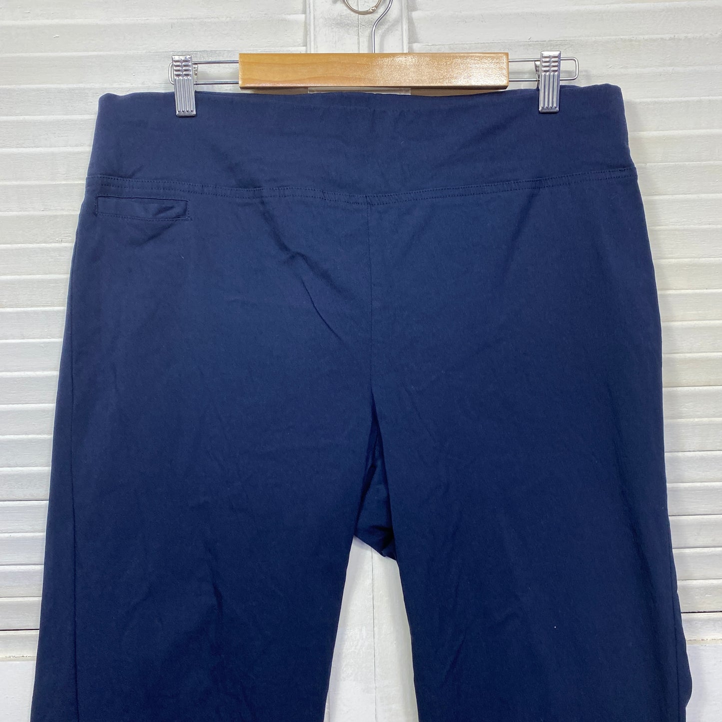 Autograph Pants Size 18 Plus Blue Pull On Stretch