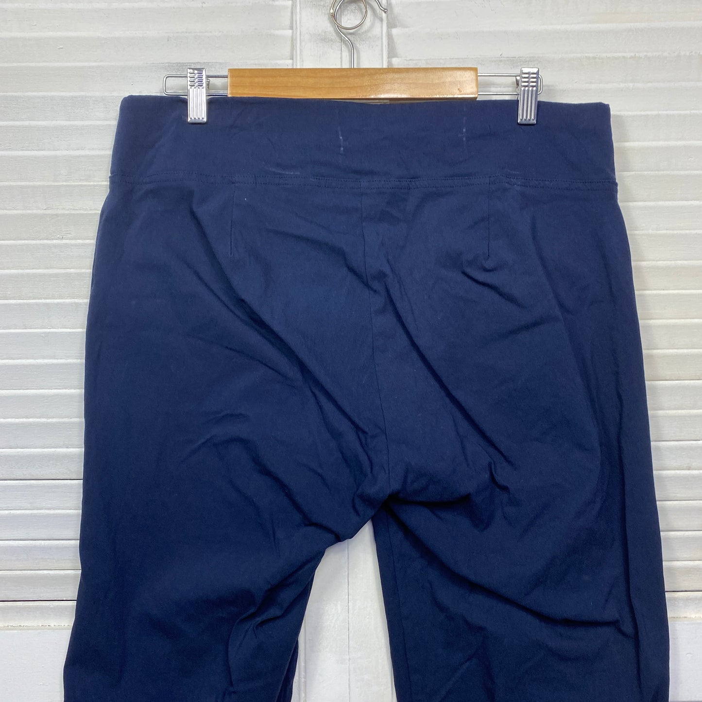 Autograph Pants Size 18 Plus Blue Pull On Stretch