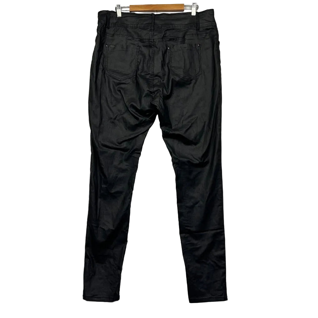 City Chic Black Skylar High Rise Skinny Jeans - Size 22