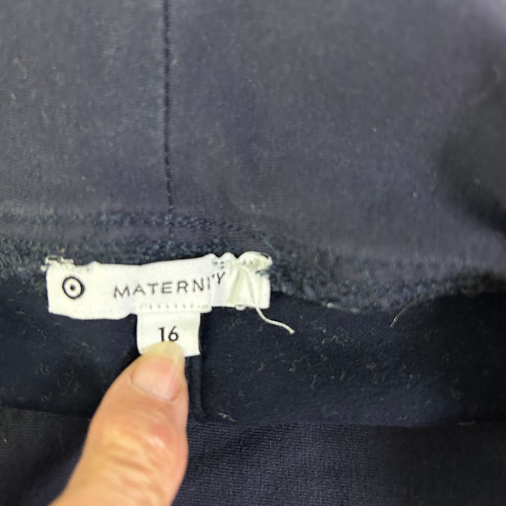 Target Navy Cotton Maternity Pants - Size 16