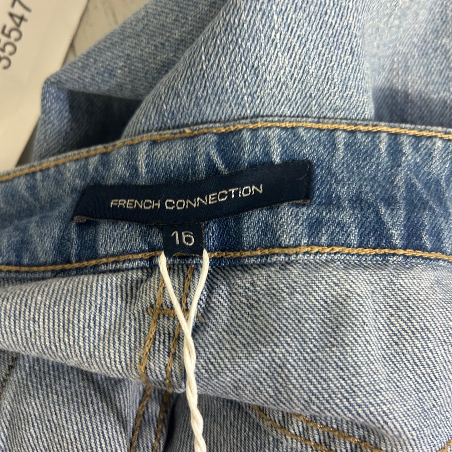 French Connection High Rise Relaxed Fit Stretch Girlfriend Jeans - Size 16