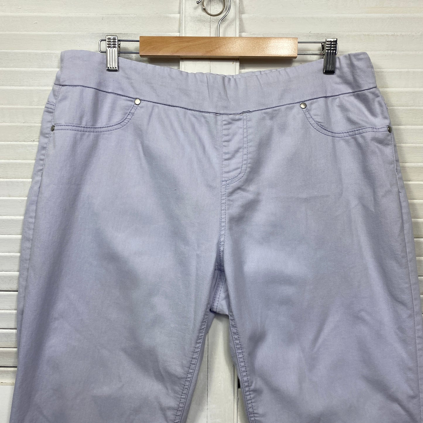 Suzanne Grae Cropped Pants Size 16 Mauve