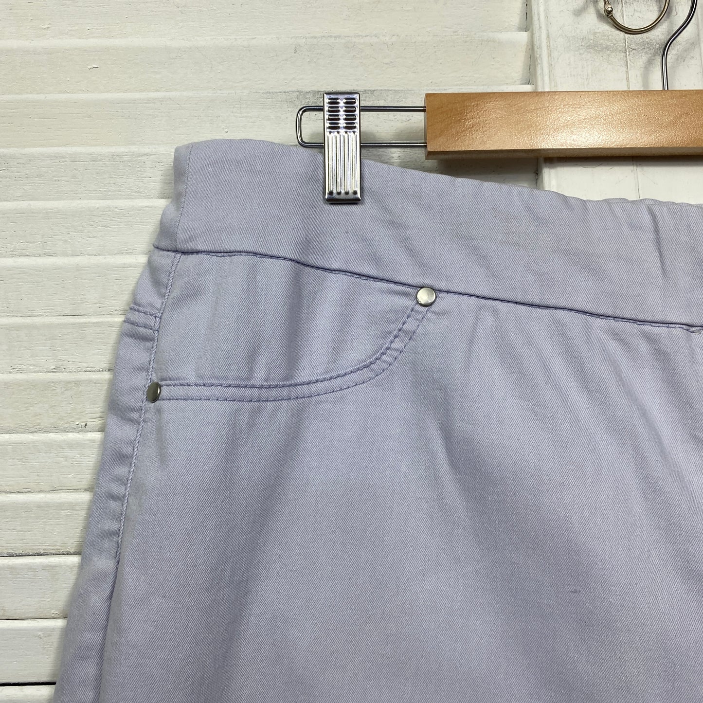 Suzanne Grae Cropped Pants Size 16 Mauve