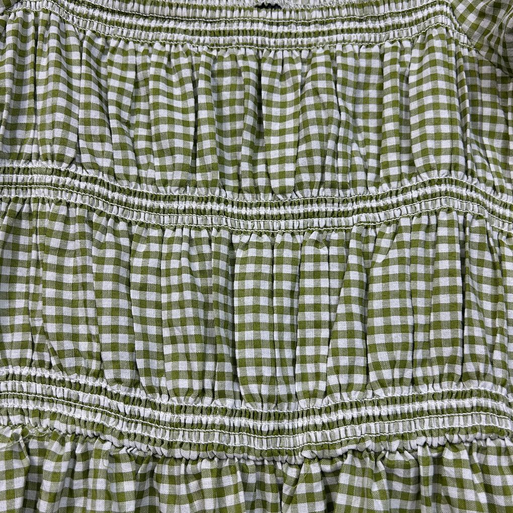 Ed.it.ed Green Gingham Cotton Dress - Size 16