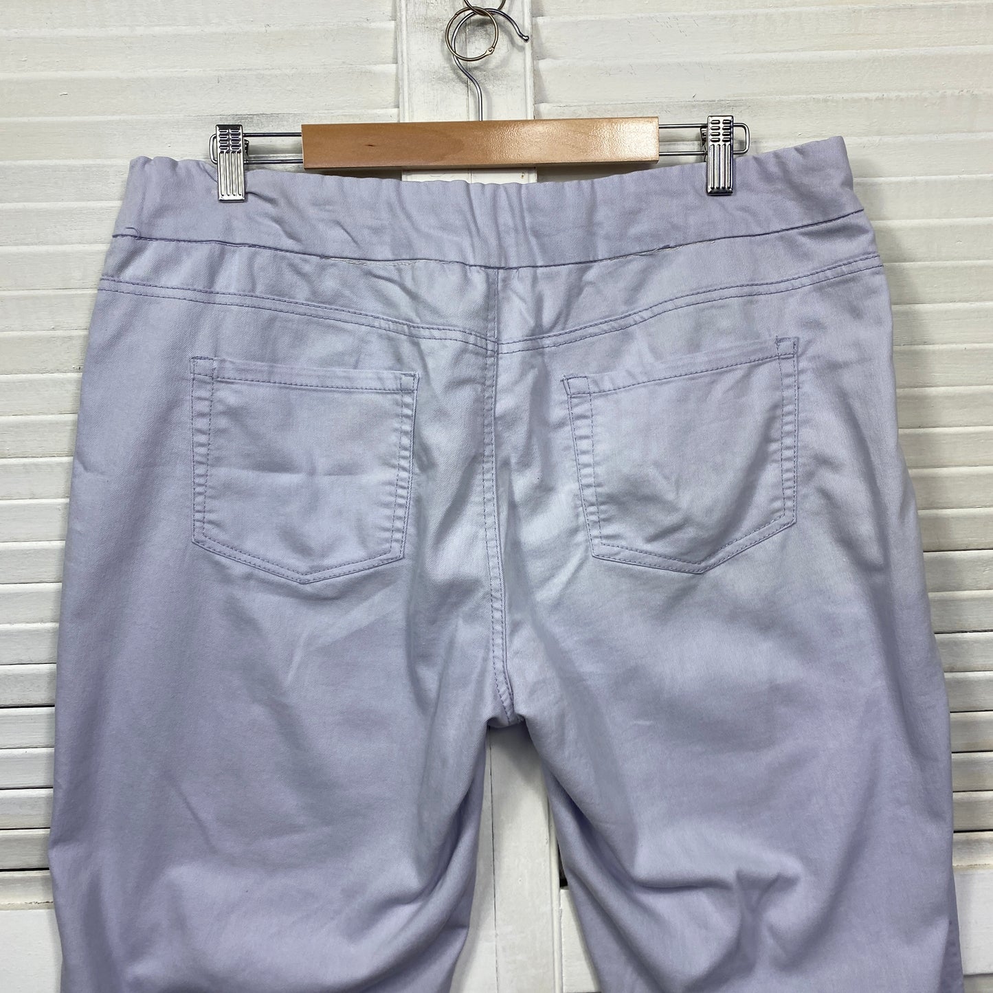 Suzanne Grae Cropped Pants Size 16 Mauve