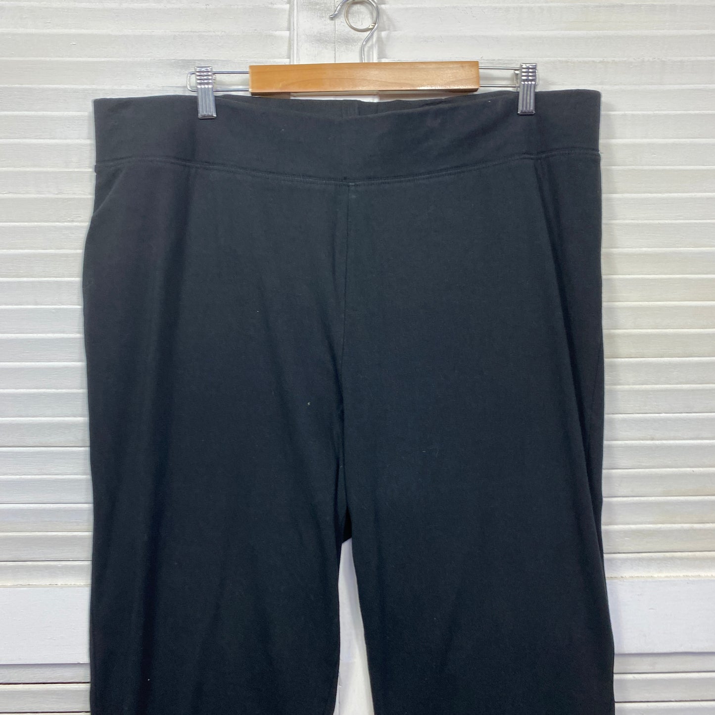 Autograph Pants Size 22 Plus Black Elastic Waist