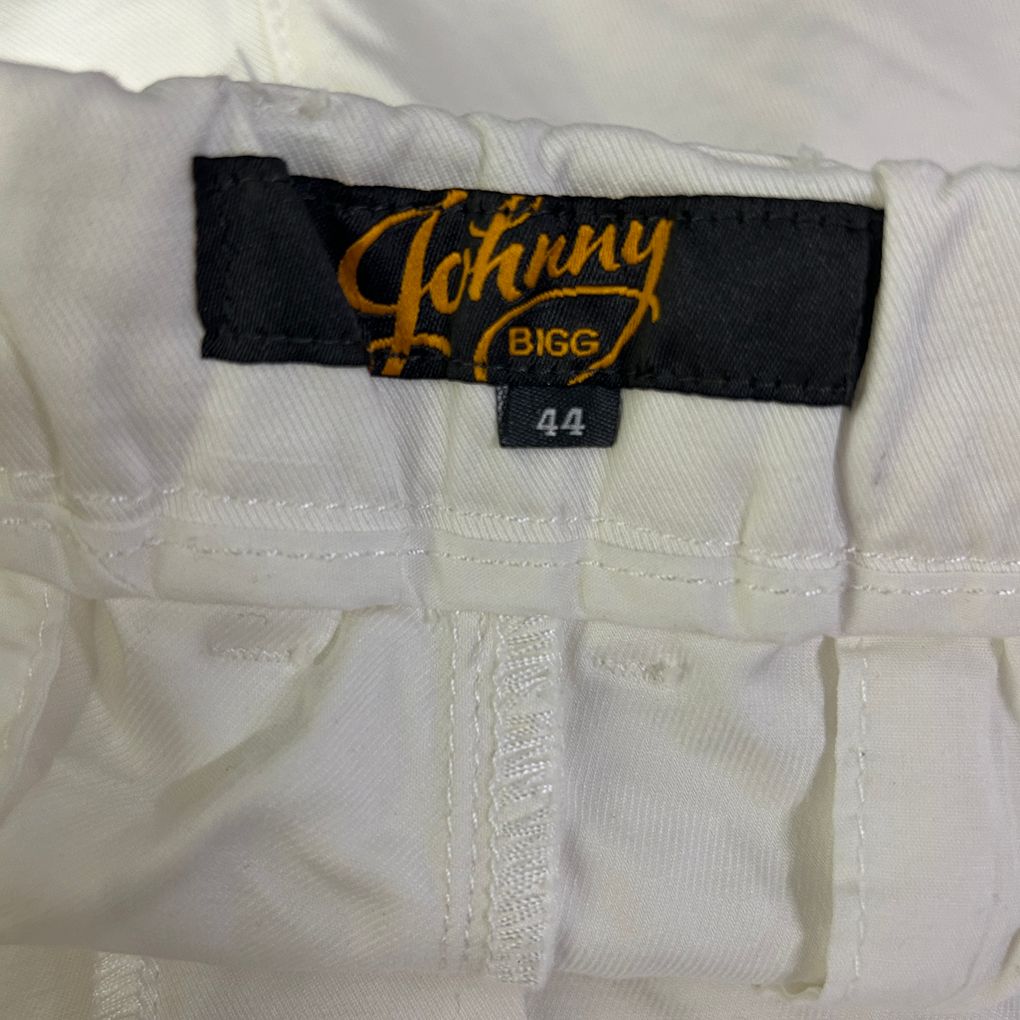 Johnny Bigg White Denim Pants - Size 44/4XL