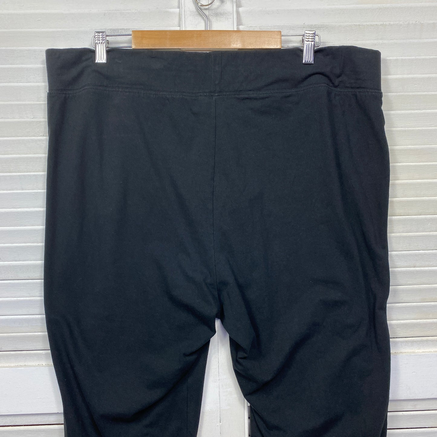 Autograph Pants Size 22 Plus Black Elastic Waist