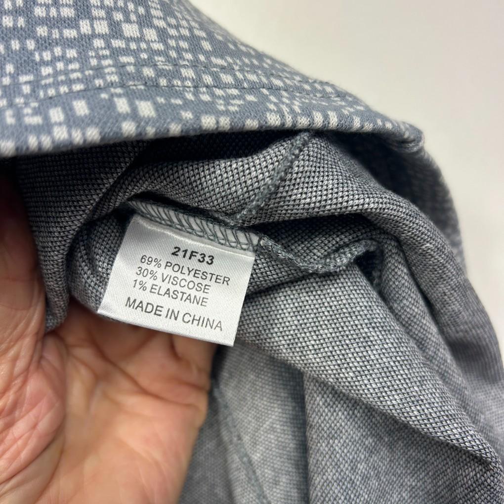 Damart Grey Patterned Skirt - Size 24