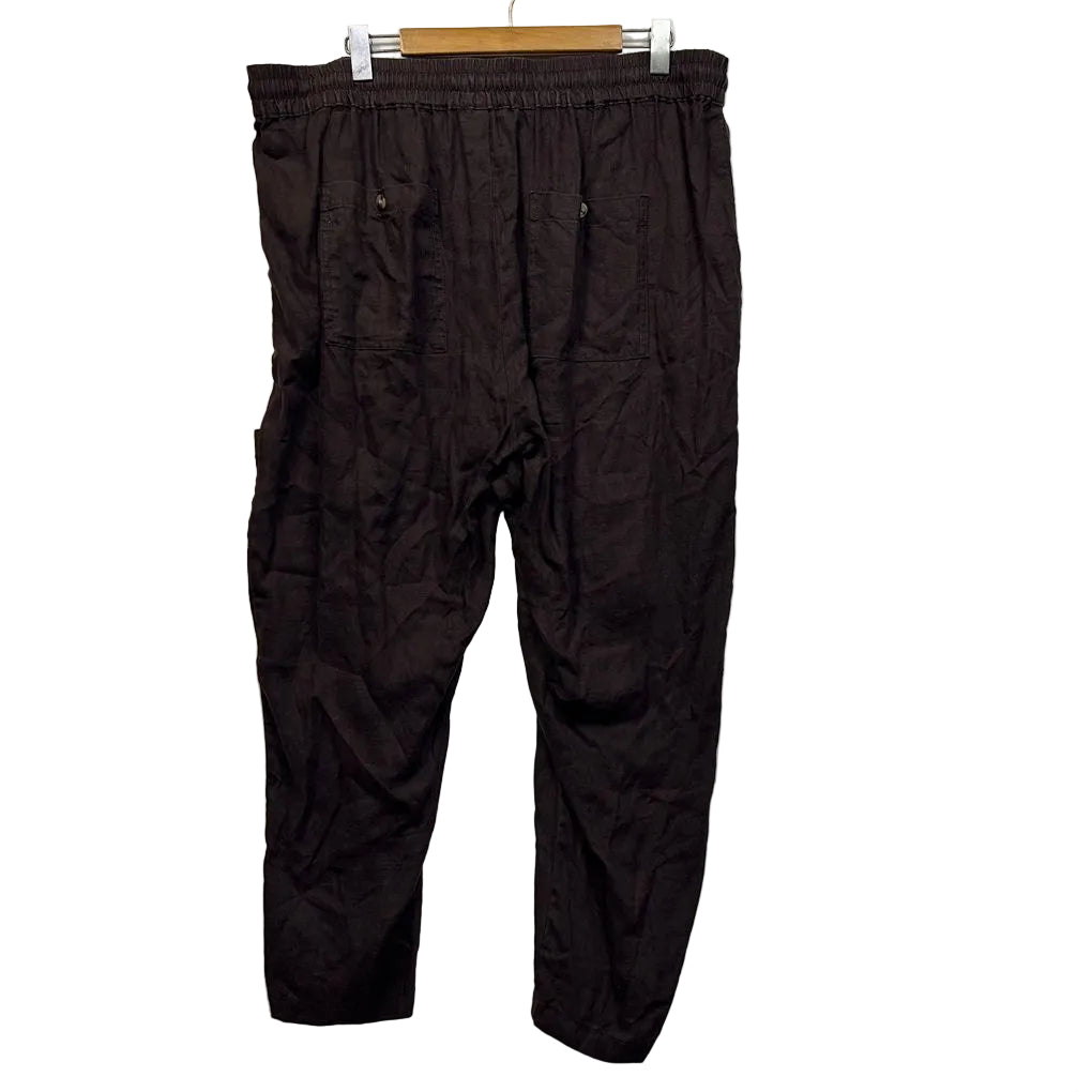 Target Brown Linen Pants - Size 20