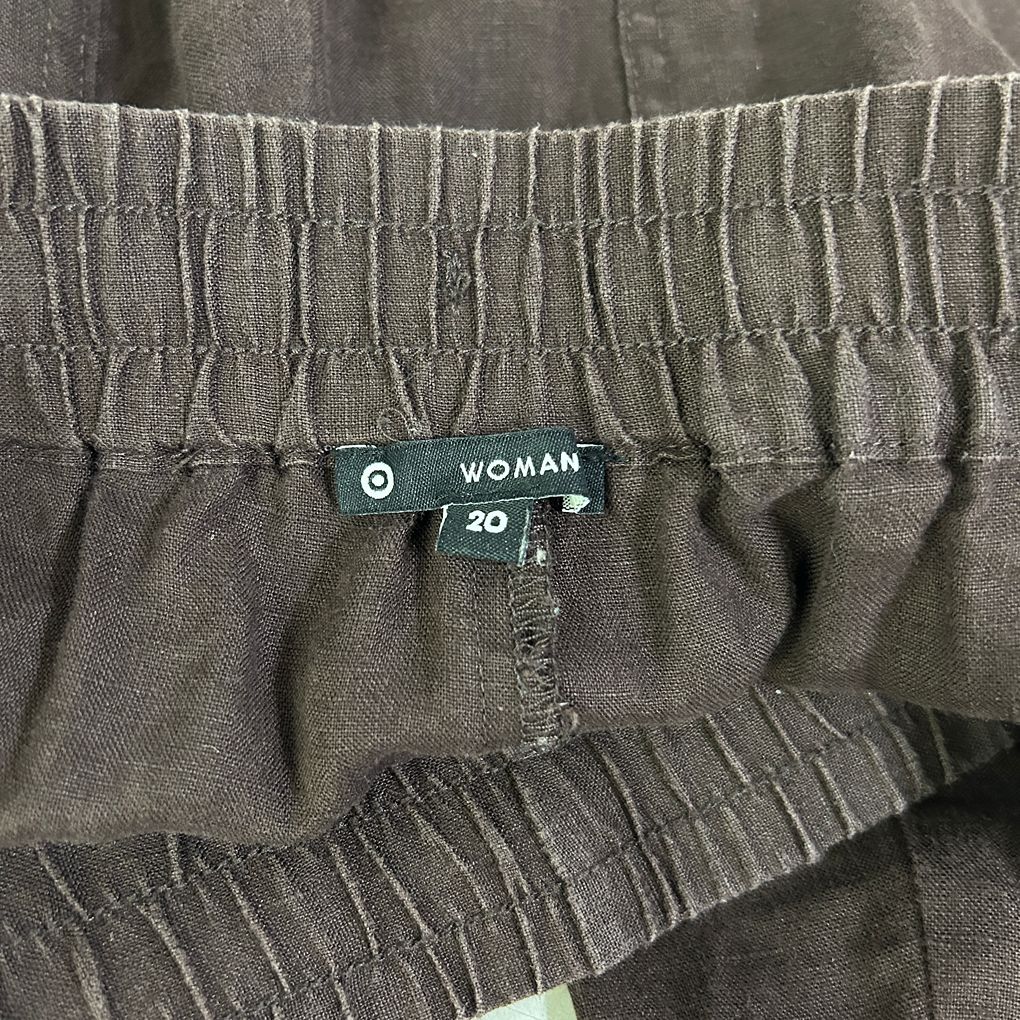 Target Brown Linen Pants - Size 20