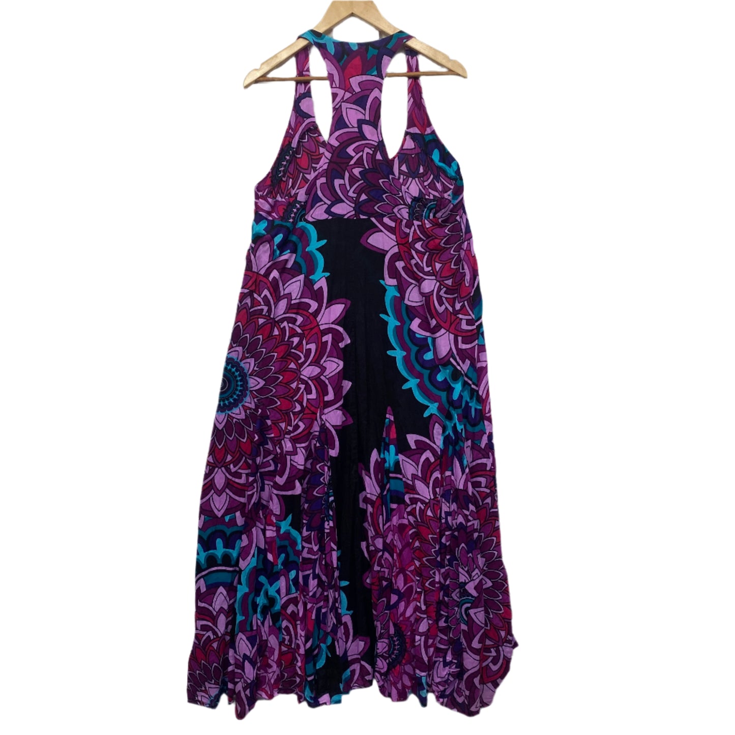 Aller Simplement Maxi Dress Size Large XL Multicoloured Boho