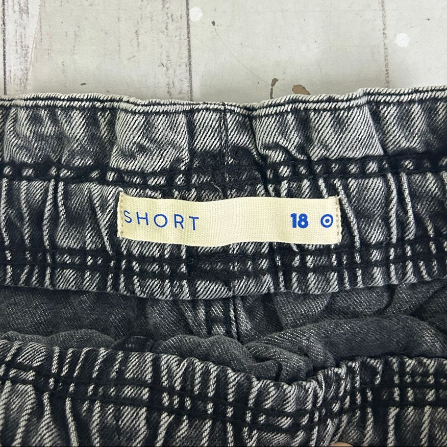 Target Black Denim Shorts - Size 18