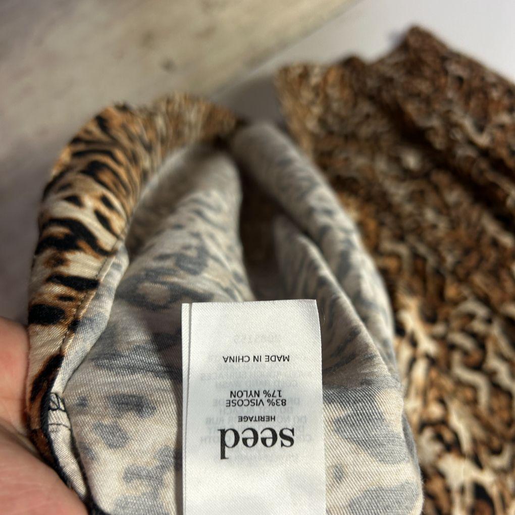 Seed Animal Print Dress  - Size 14