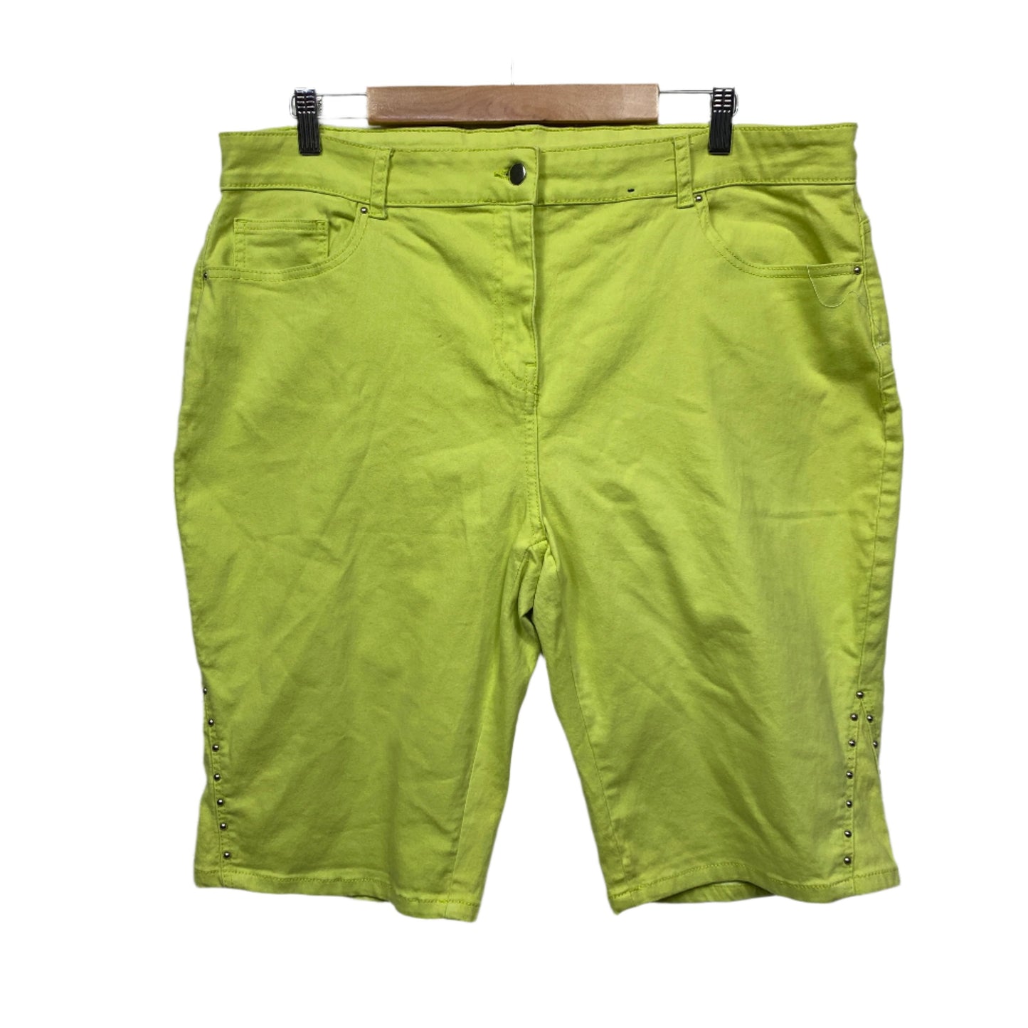 Millers Shorts Size 20 Yellow Pockets Zip Fly