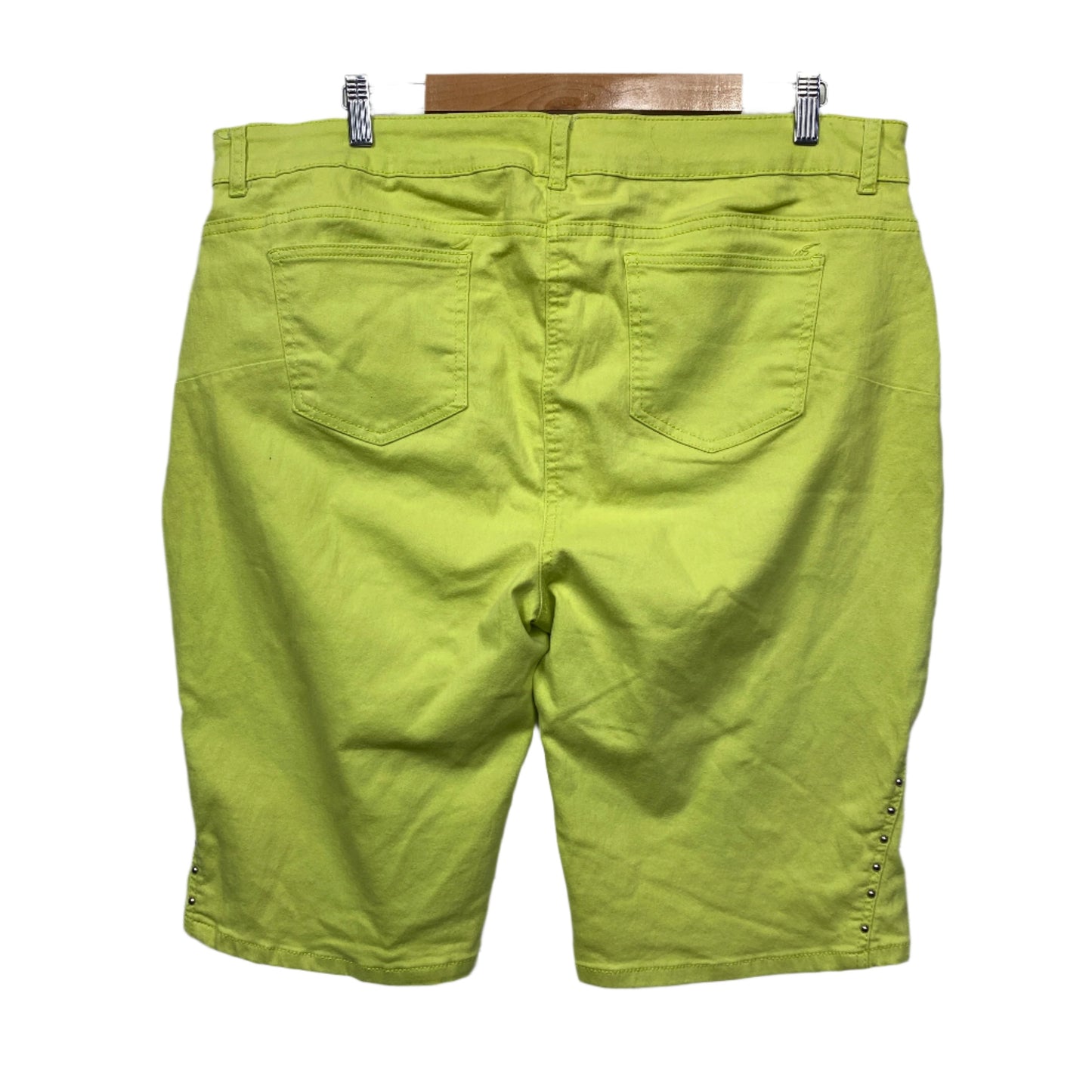 Millers Shorts Size 20 Yellow Pockets Zip Fly