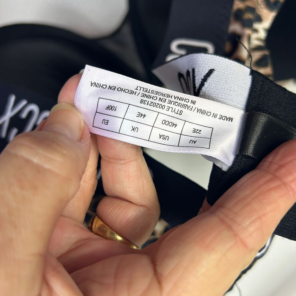 CCX Leopard Print Bra - Size 22E