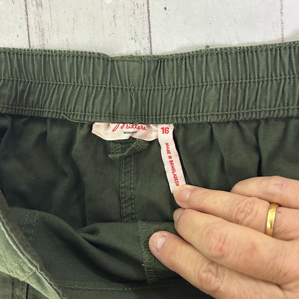 Millers Green Pull On Pants - Size 16
