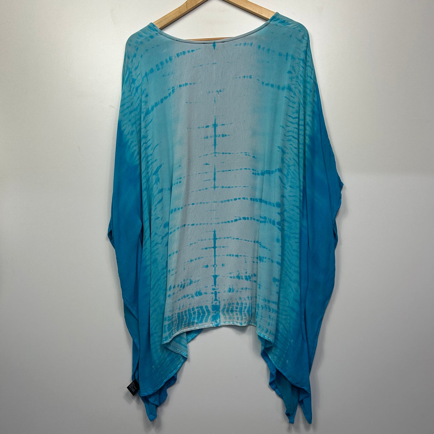 My Size Kaftan Top Size 20 22 24 Large XL Plus Blue