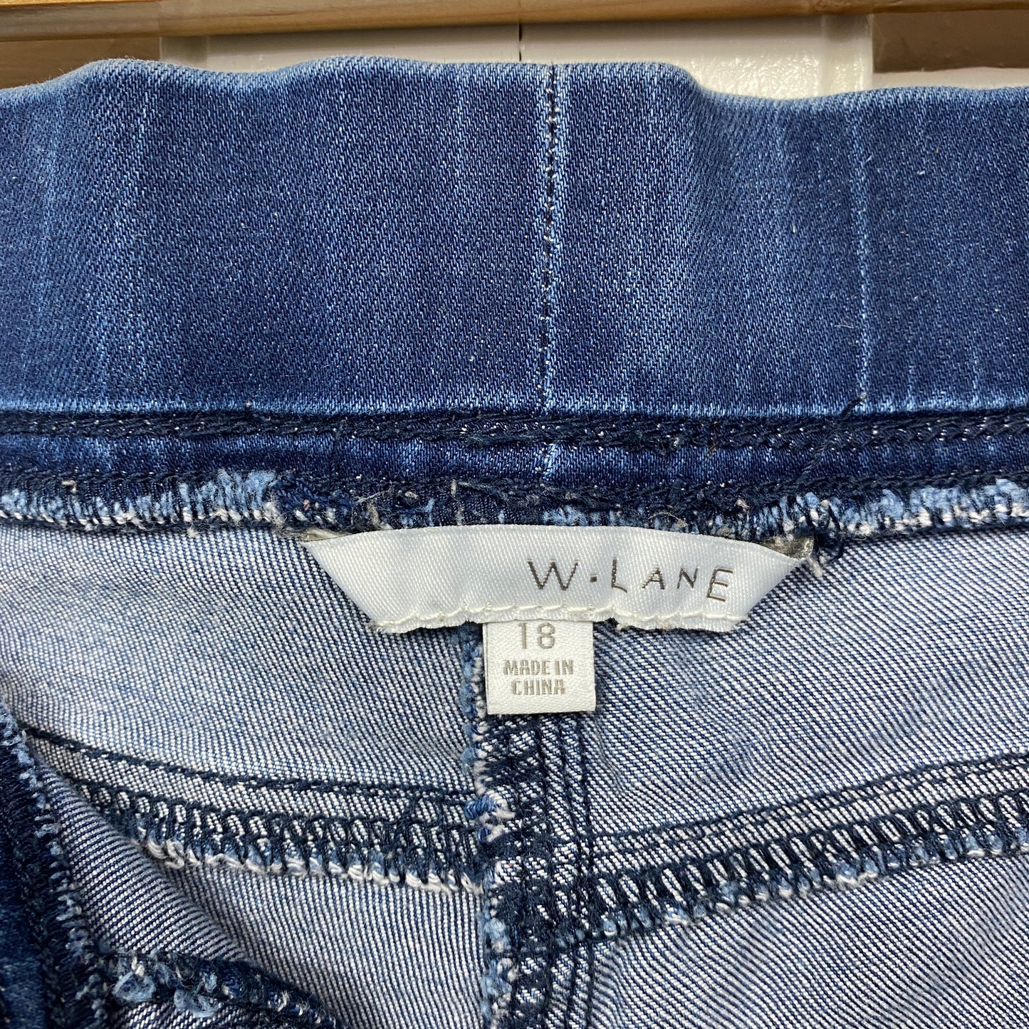 W Lane Jeans Size 18 Pull On Denim