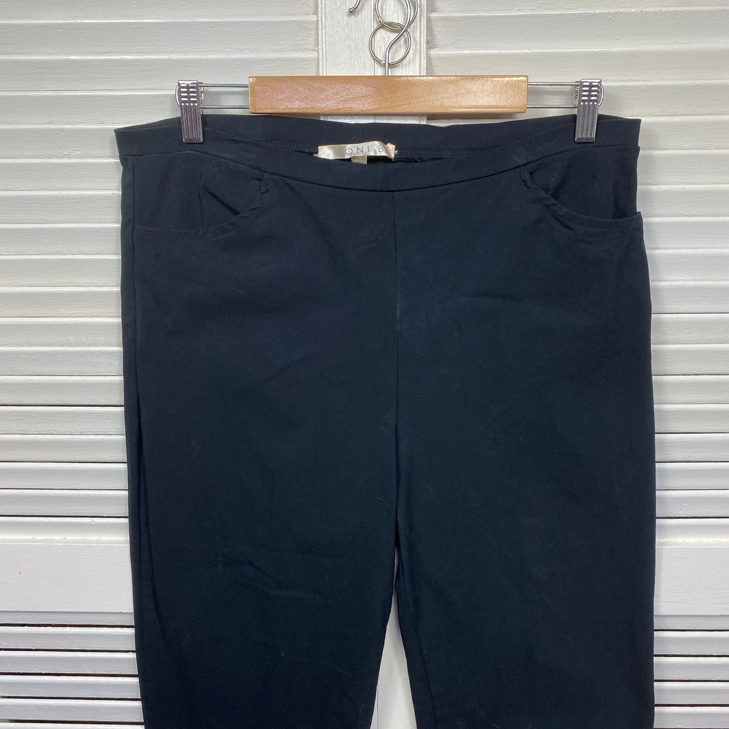 Noni B Pants Size 18 Black Straight Leg