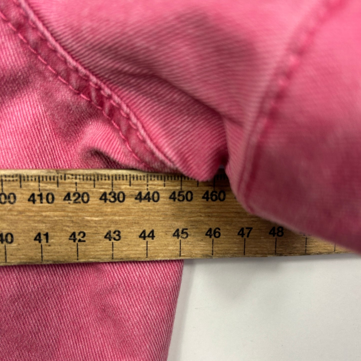 XRD Denim Pink Cropped Denim Jacket - Size 12