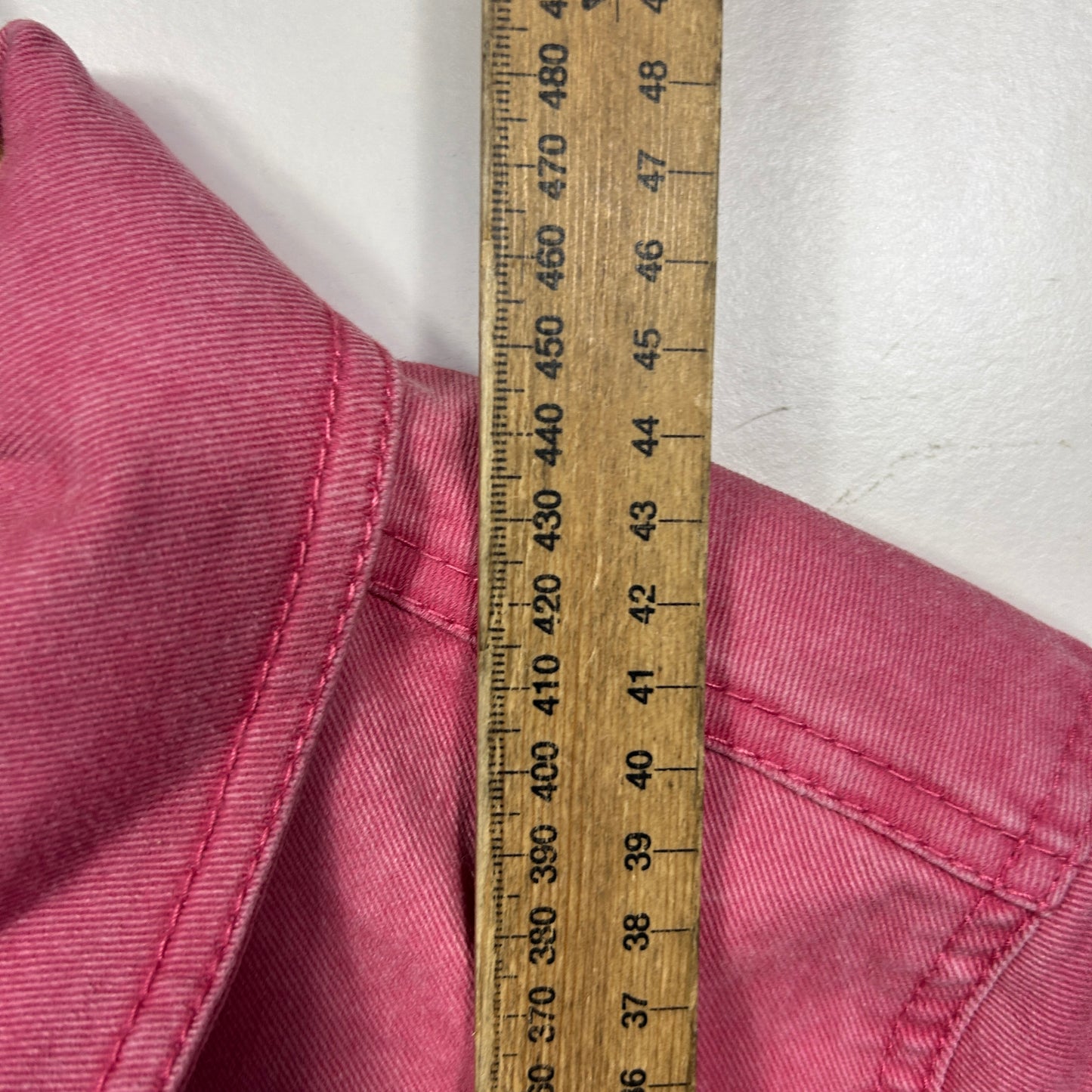 XRD Denim Pink Cropped Denim Jacket - Size 12