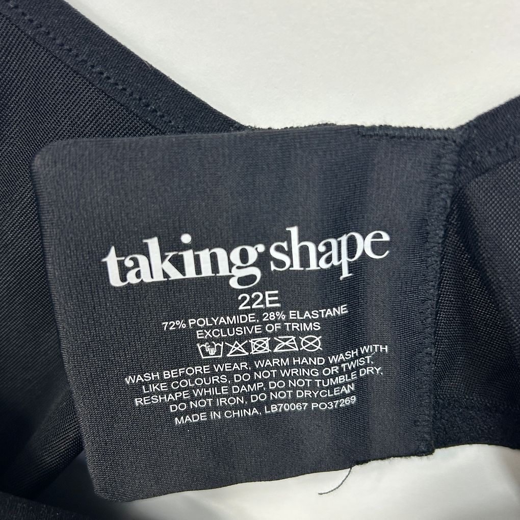 Taking Shape Leopard Print Bra - Size 22E