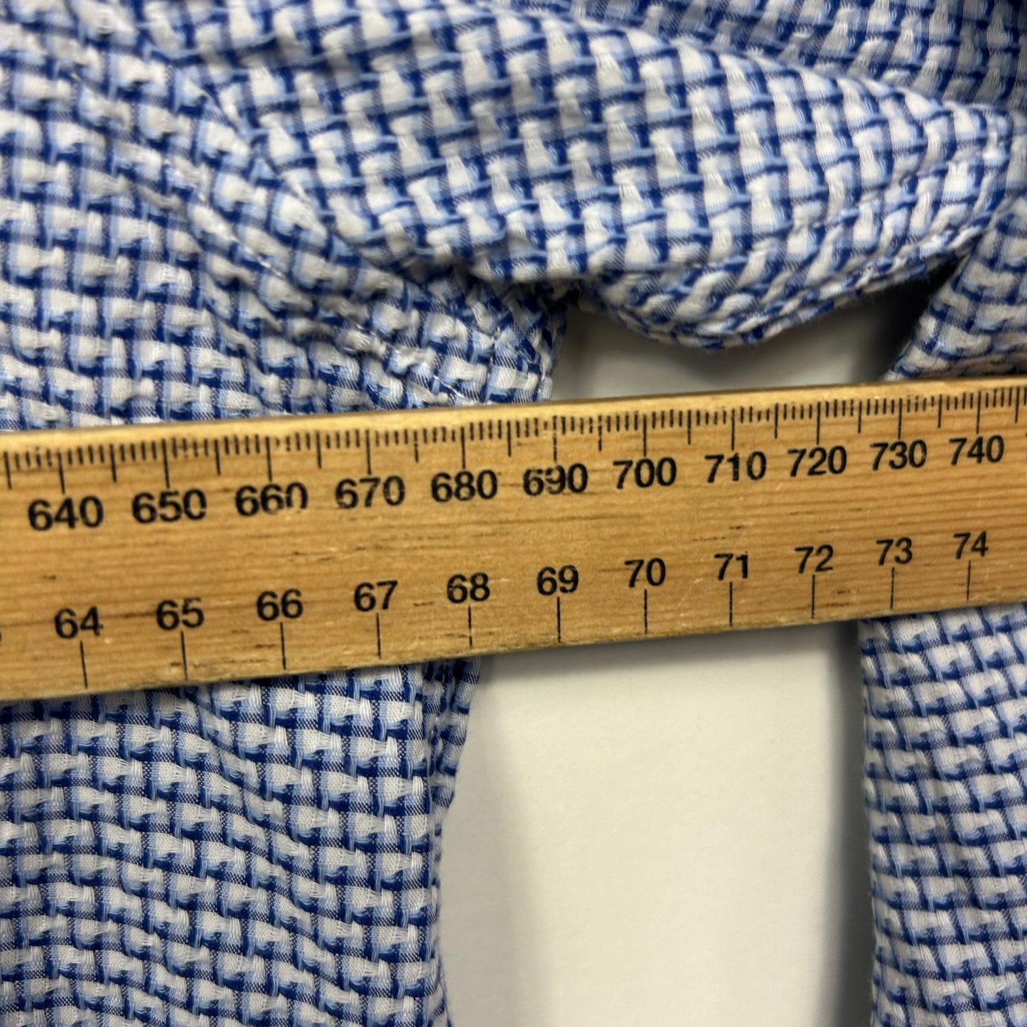 Thomas Cook Navy Gingham Shirt - Size 4XL