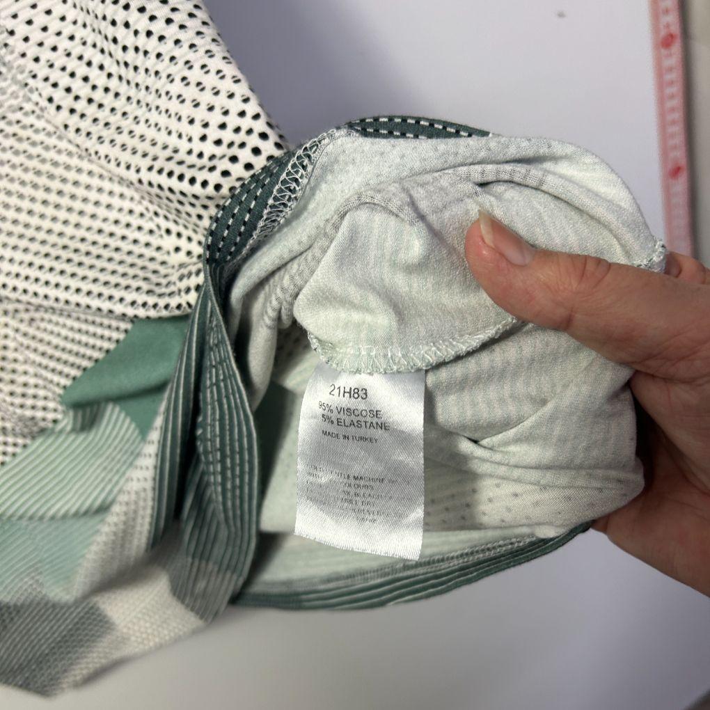 Established Green Check Top - Size 16