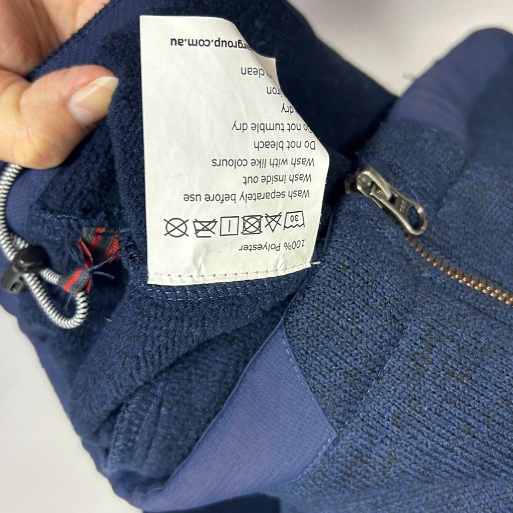 KingGee Navy Zip Up Jacket - Size 12