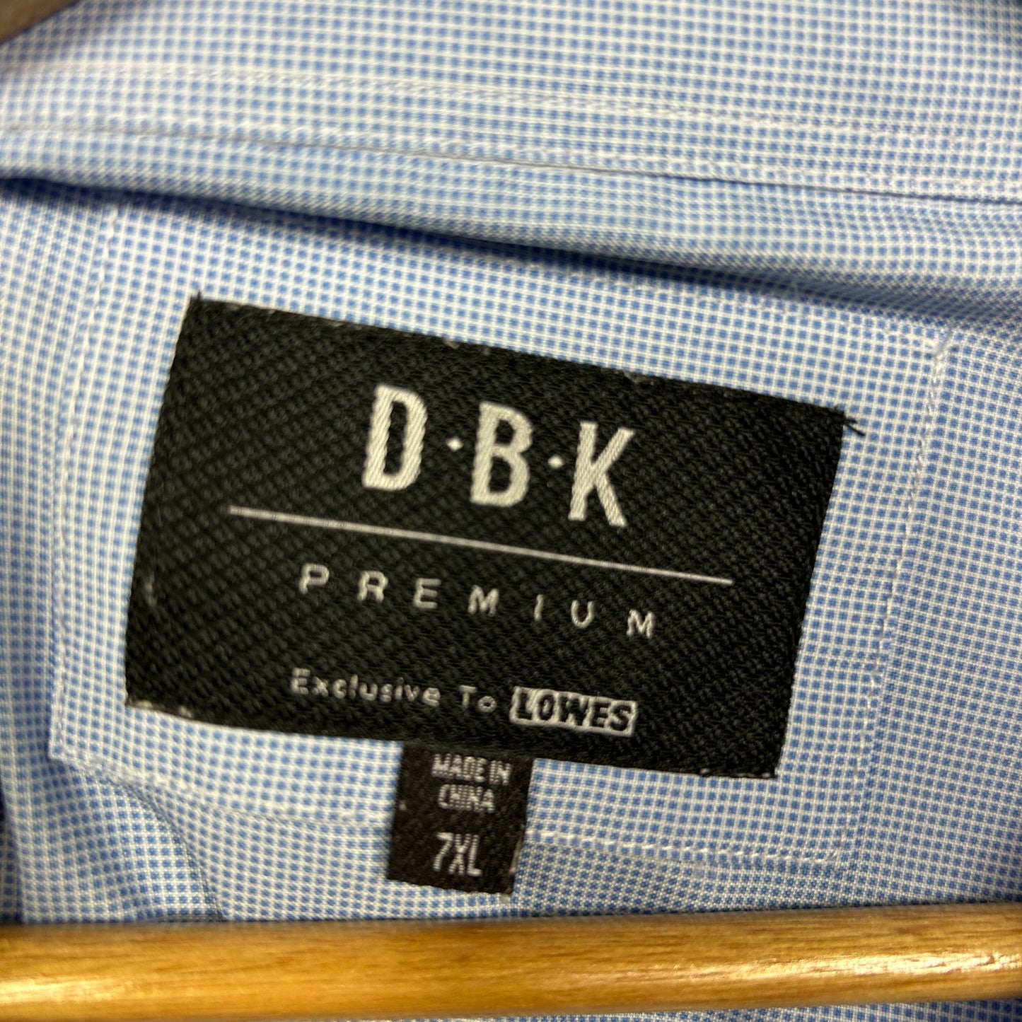 DBK Premium Light Blue Shirt - Size 7XL