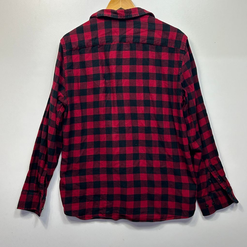 Target Red and Black Check Flannel Shirt - Size L