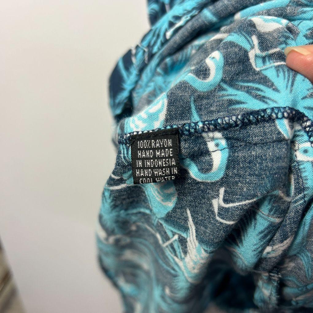 Mojito Teal Flamingos  Dress - Size XL