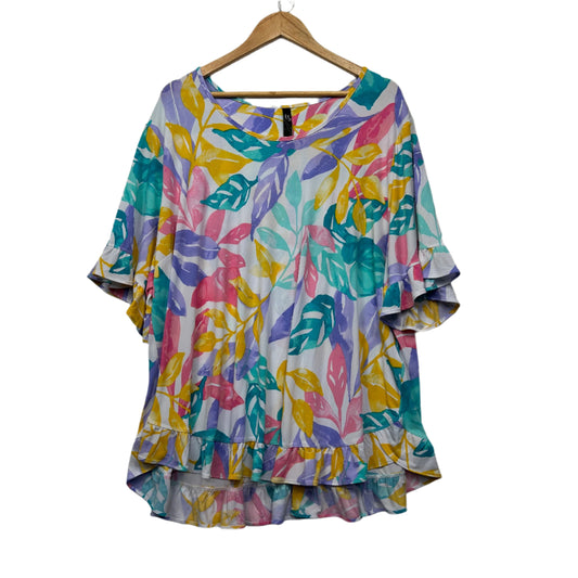 Taking Shape Tunic Top Size 22 Multicoloured Pastels Multicoloured