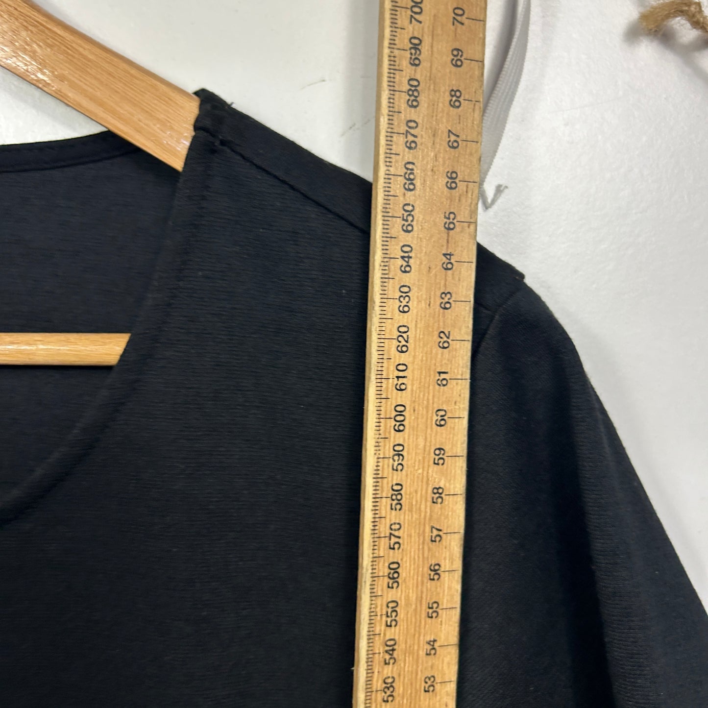 Millers Black Embroidered Floral Top - Size 16