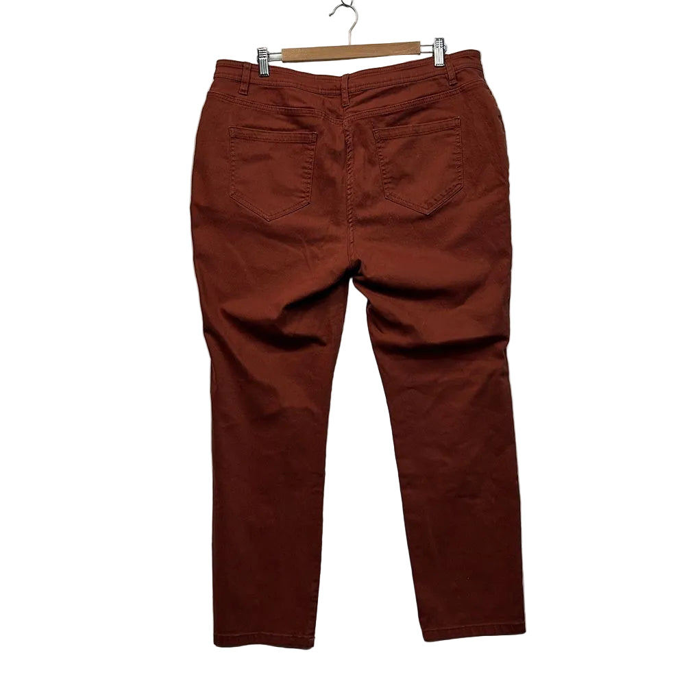 Millers Rust Cotton Pants - Size 18
